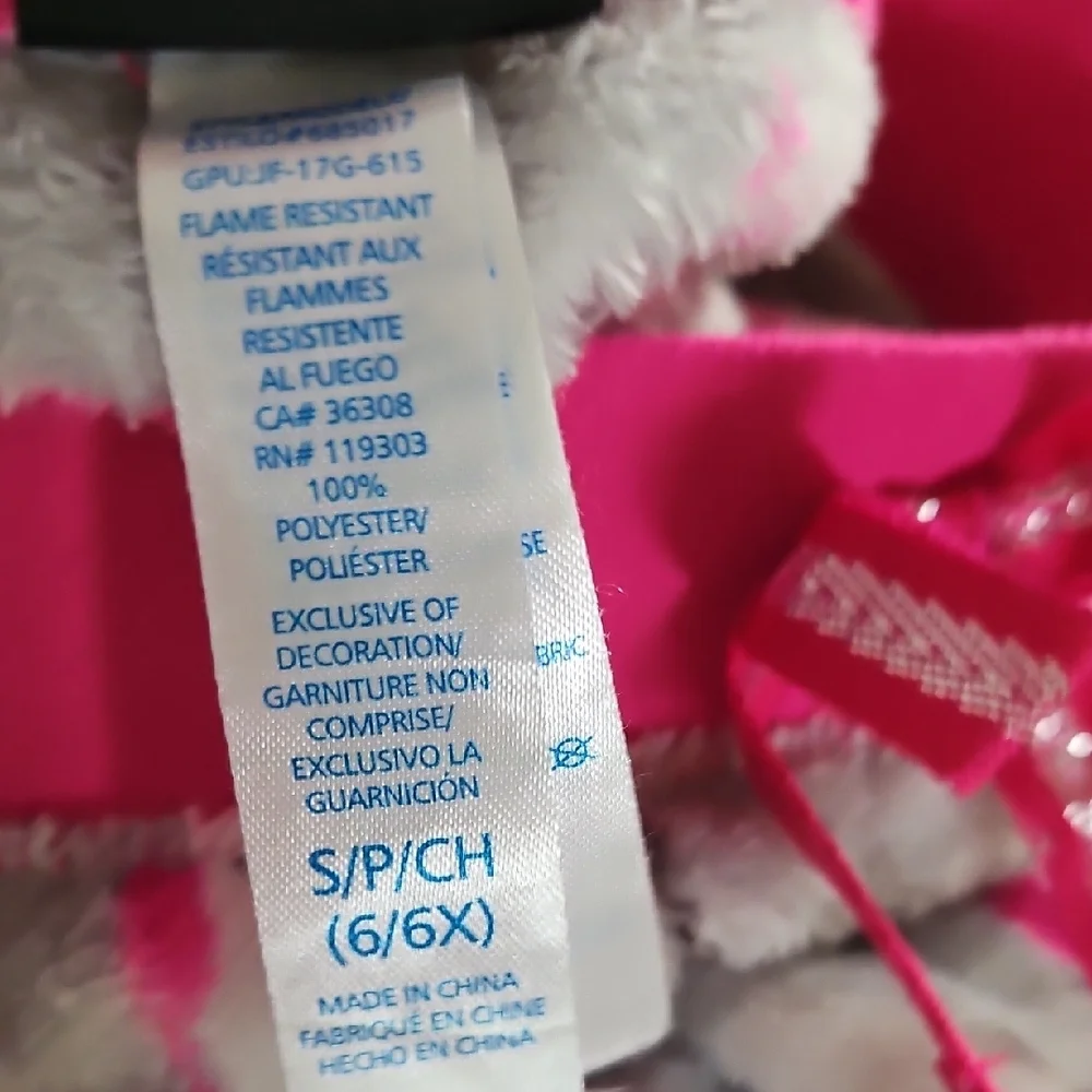 Jelli Fish Girls Sz 6/6x Cozy Pajama Bottoms Set - Picture 12 of 13